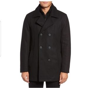 Mark New York "Cheshire" Pressed Wool Peacoat XLT